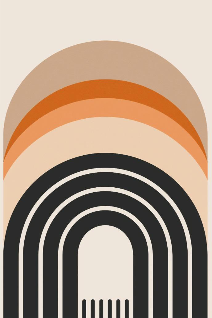Warm Gradient Arch