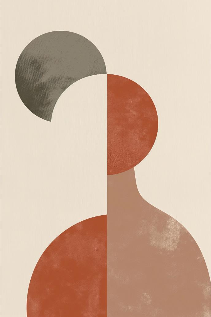 Terracotta Vase Silhouette