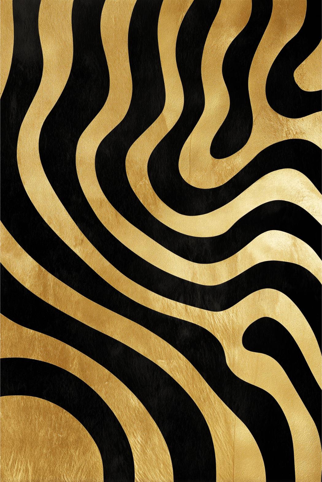 Zebra Ribbon Waves