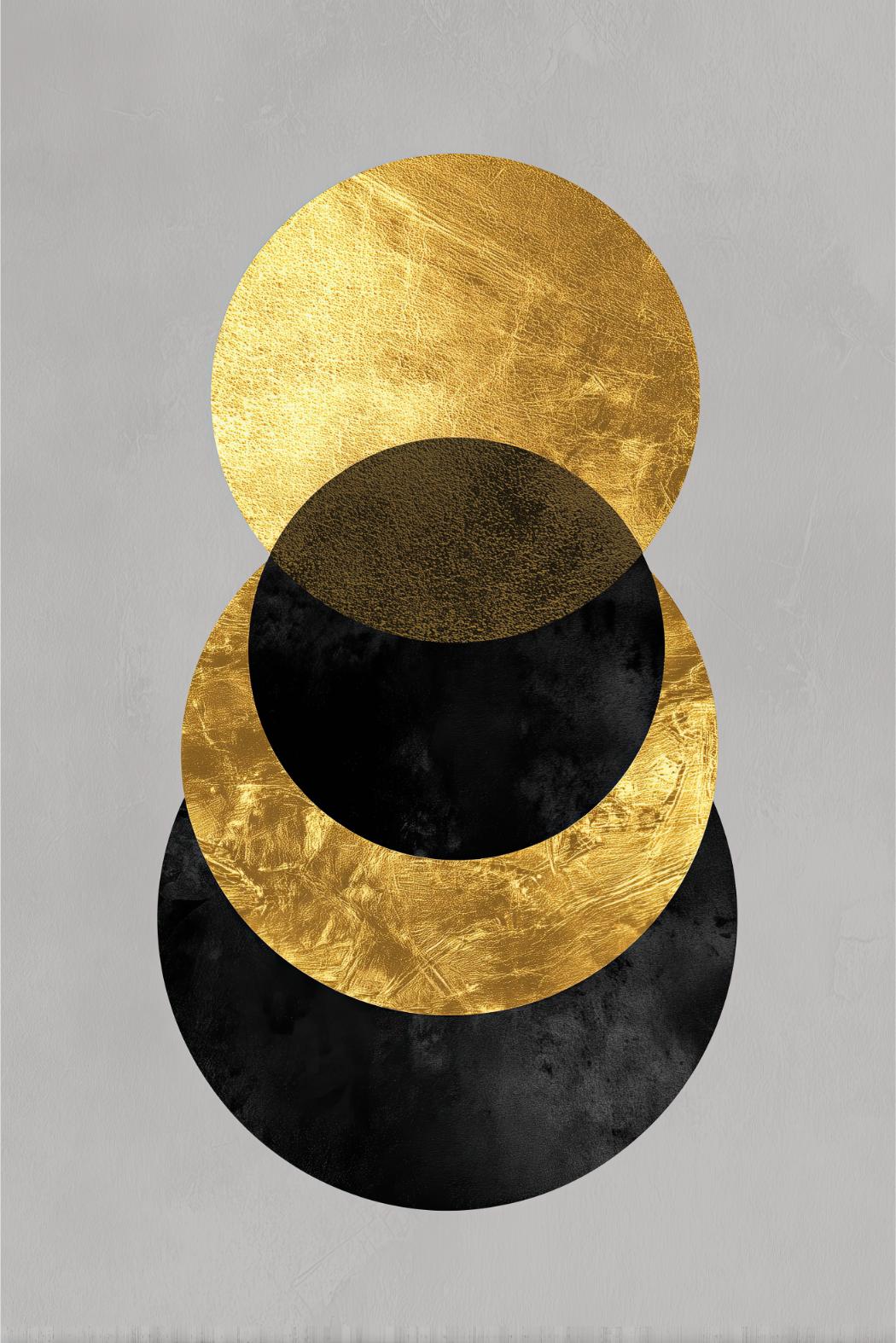 Stacked Gold Eclipse