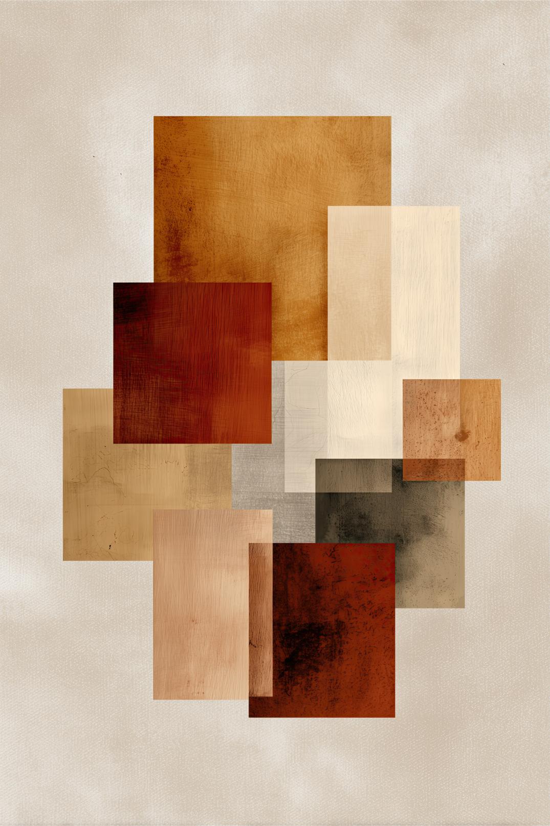Warm blok-collage