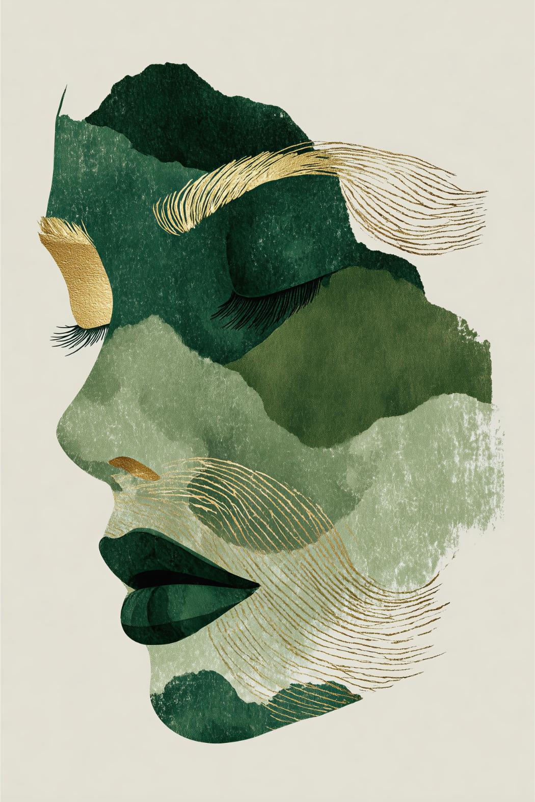 Feathered Gold Profiel