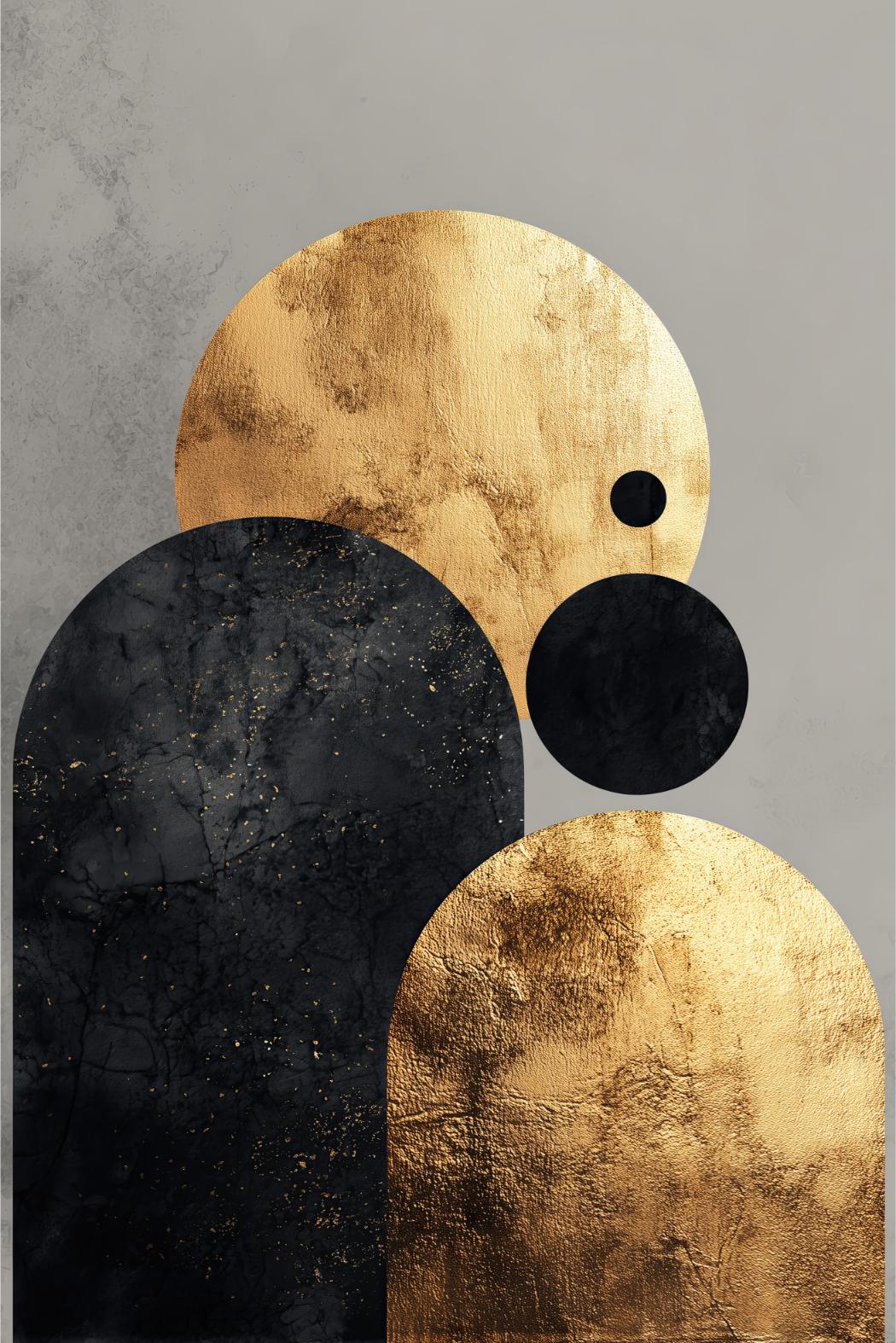 Overlapping Gold Moons