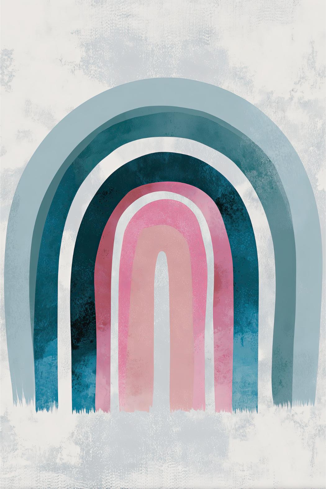 Pastel Rainbow Arch