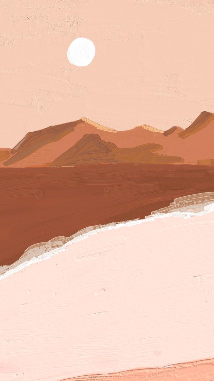 Peach Mountain Sun