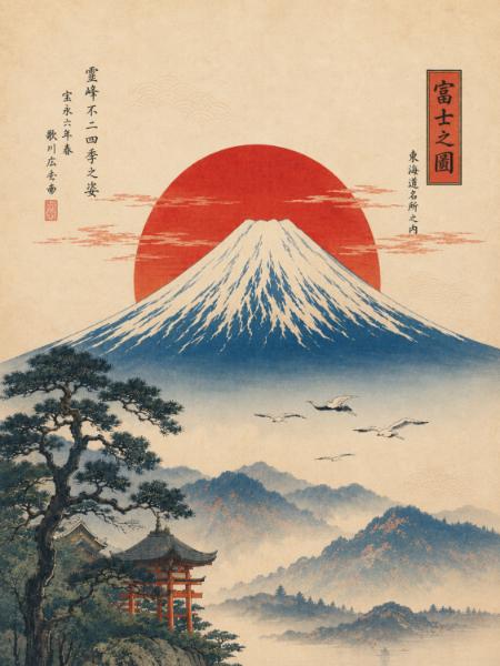 Fuji Red Sun Shrine