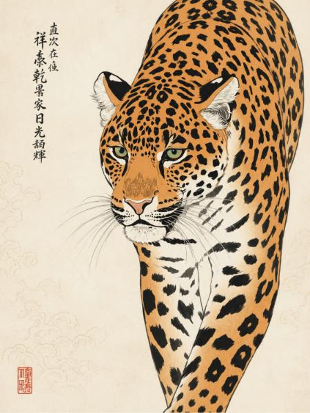 Prowling Leopard