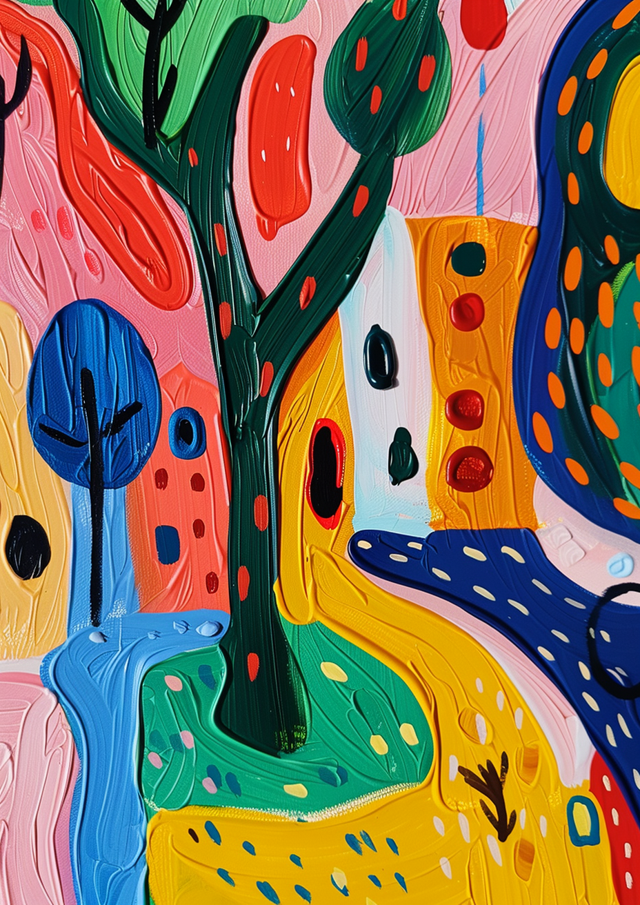 Village Tree Folk Art