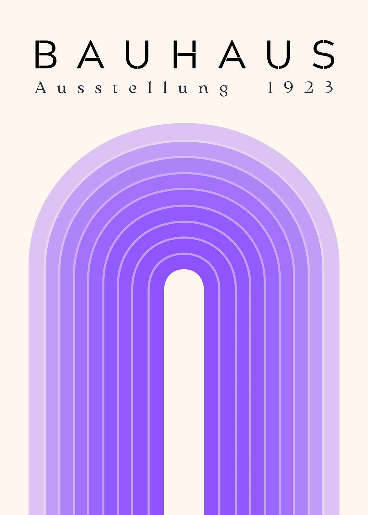 Bauhaus Violette Boog