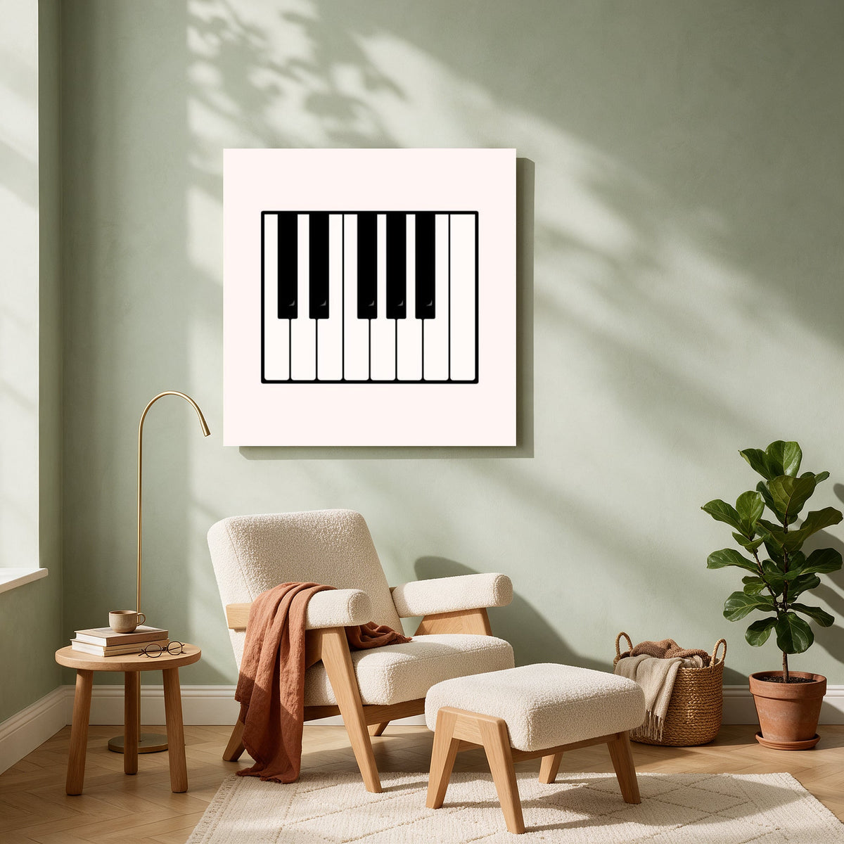 Piano Keys — Square living room