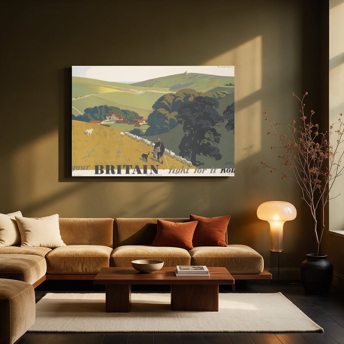 Britain Downland — Living room Landscape