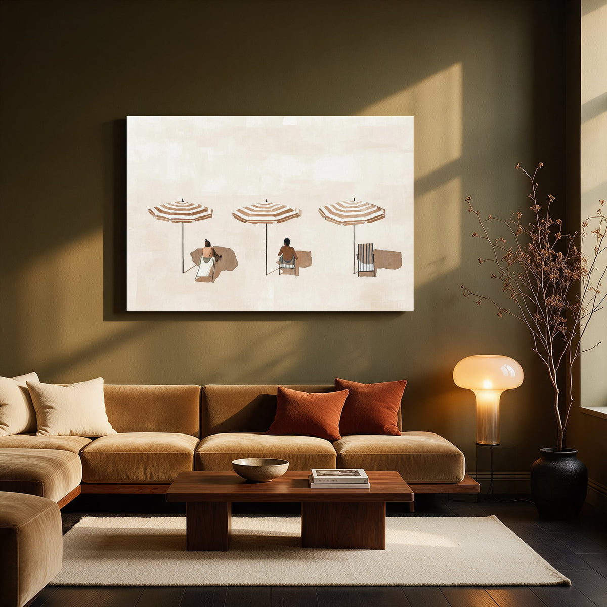 Sun Umbrellas Afternoon — Living room Landscape