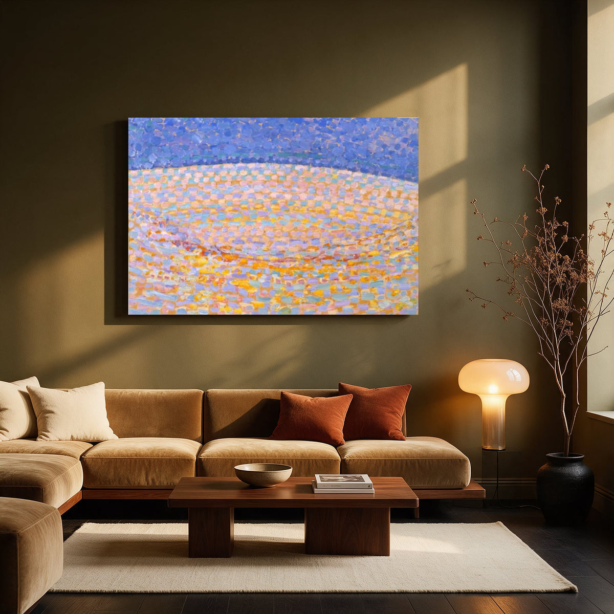 Pointillist Dunes — Living room Landscape