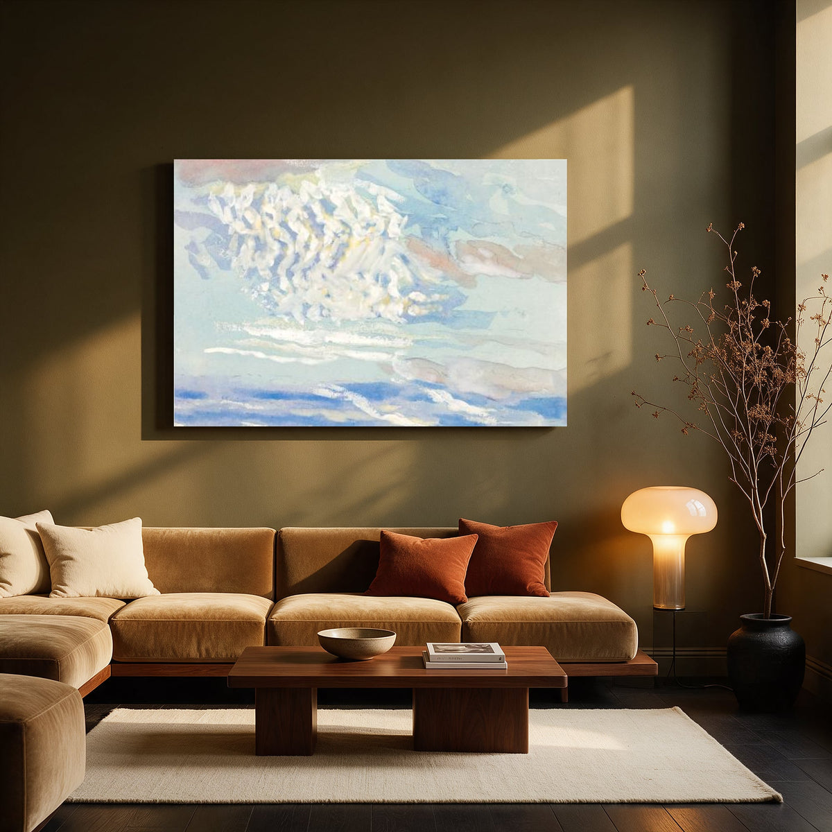 Rippling Sky and Sea — Living room Landscape