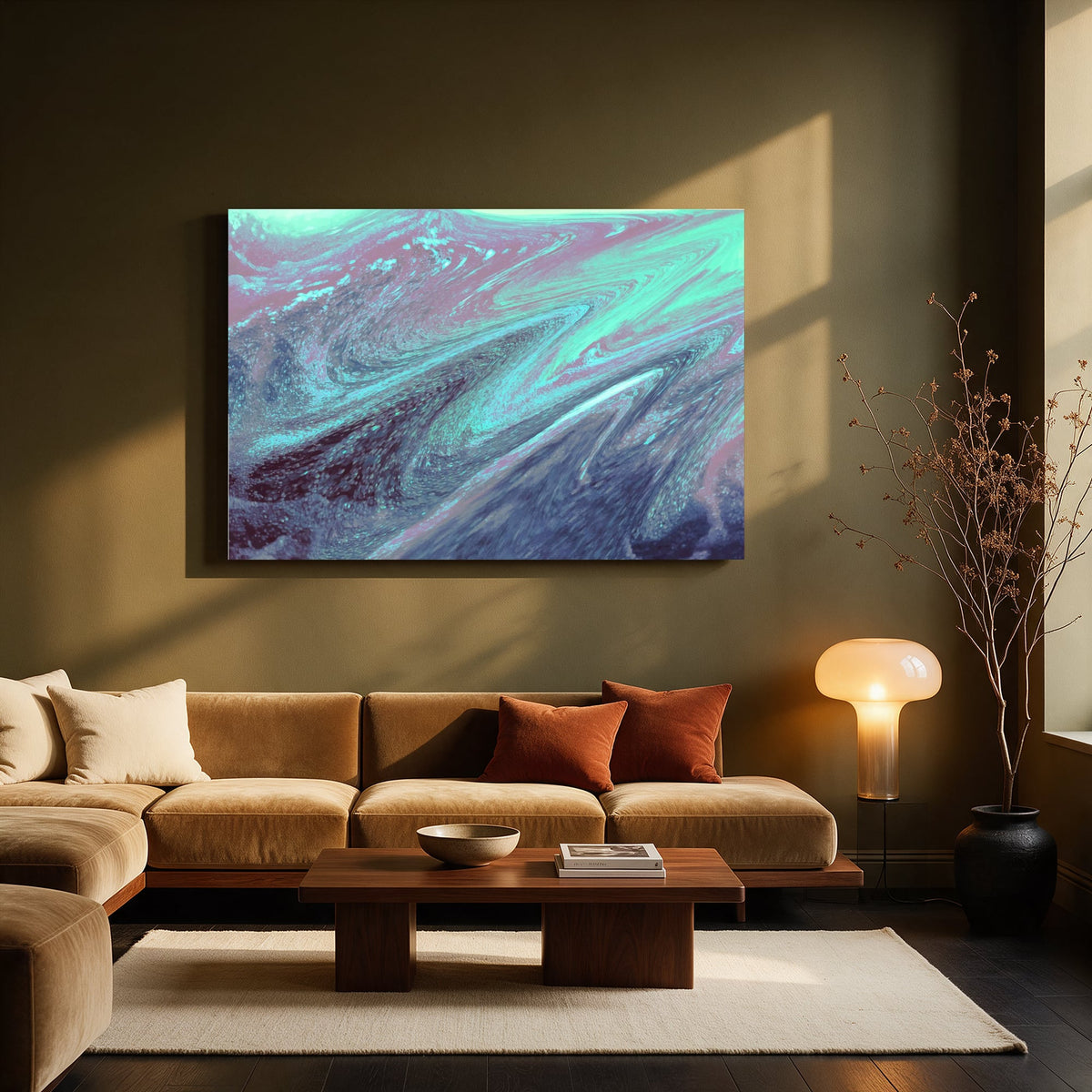 Aurora Swirl — Living room Landscape