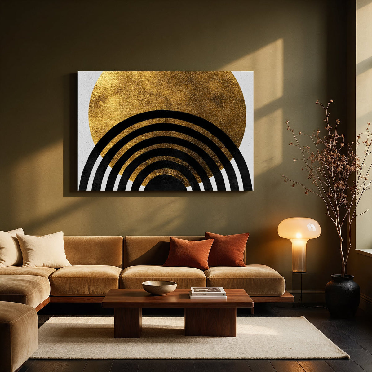 Sunrise Arch Rings — Living room Landscape
