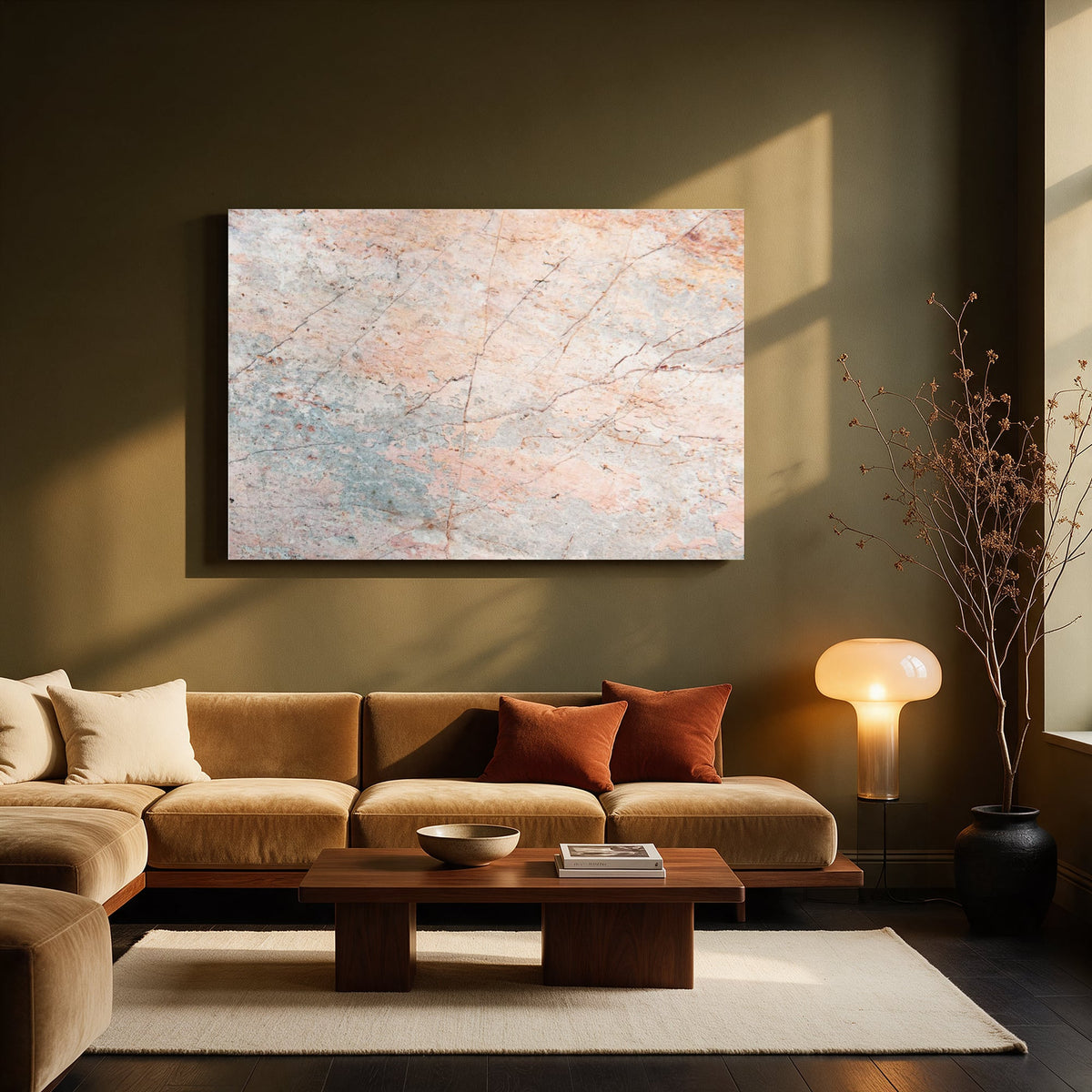 Blush Marble — Living room Landscape