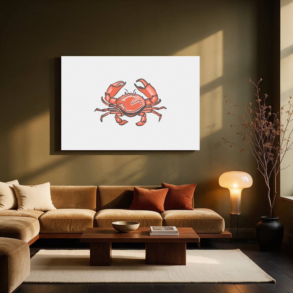 Red Crab — Living room Landscape
