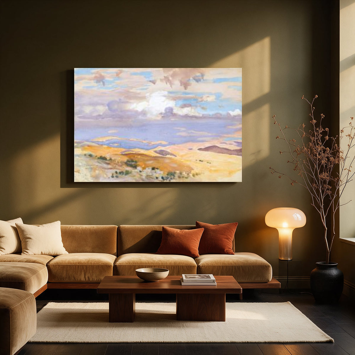 Painted Valley Sky — Living room Landscape