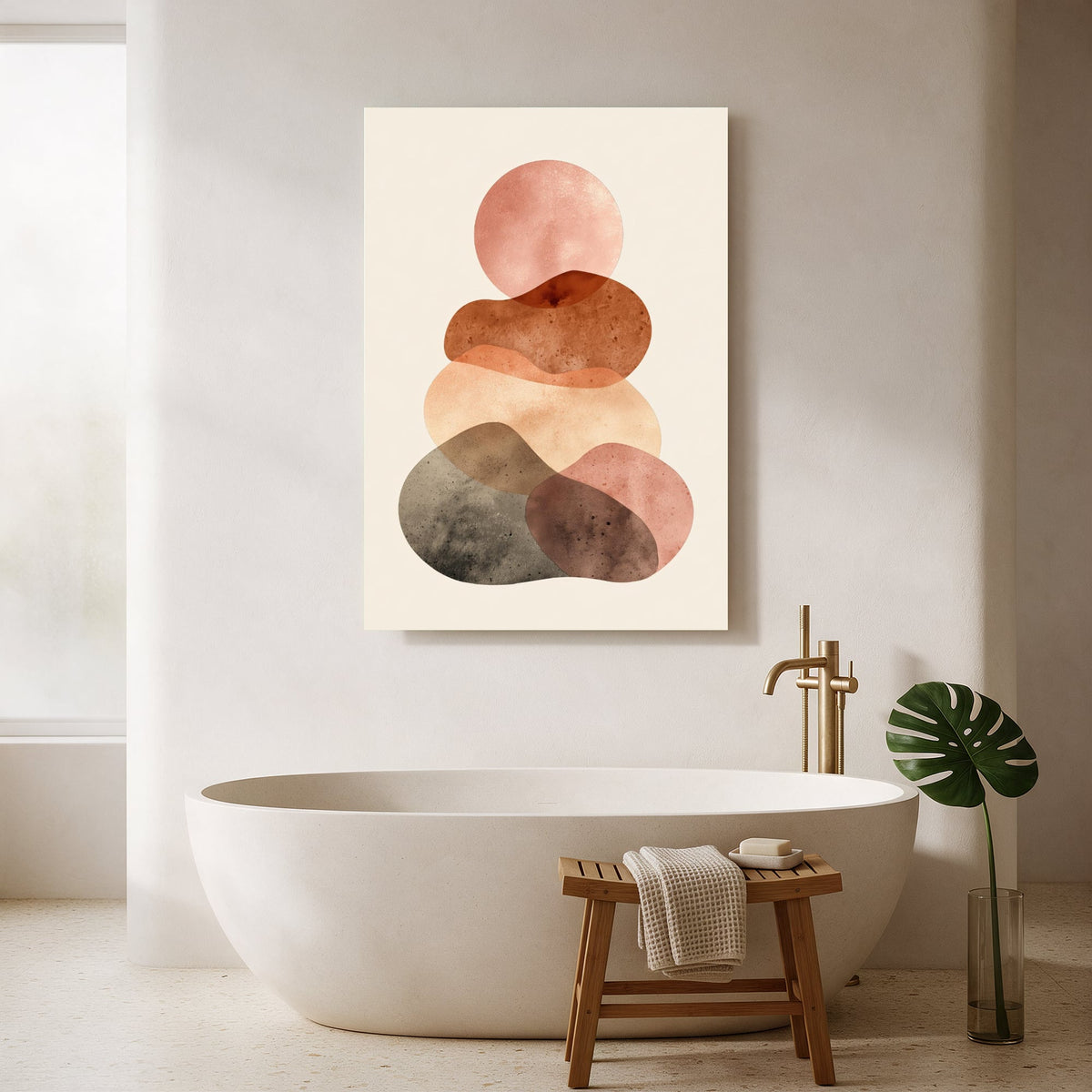 Blush Balanced Stones No2 — Portrait Bathroom Final