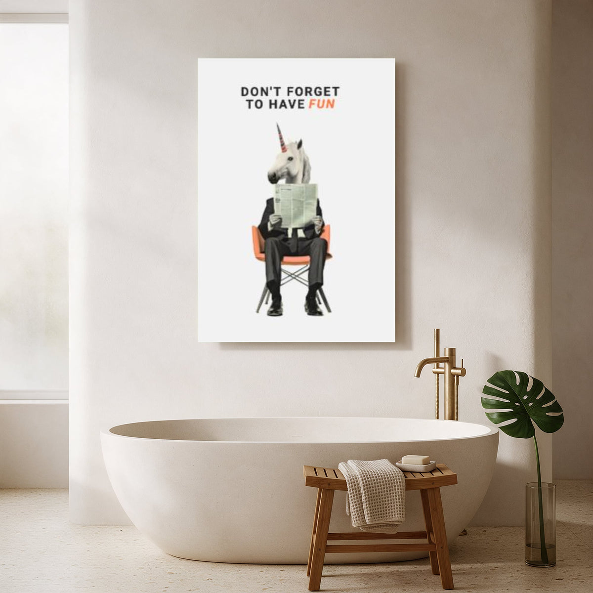 Don't Forget to Have Fun — Portrait Bathroom Final