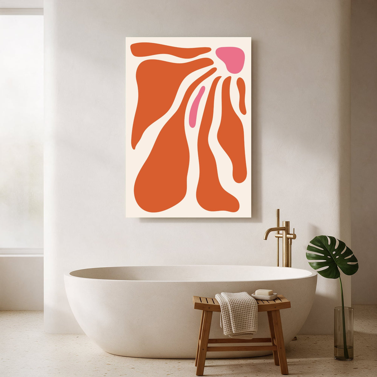 Amber Flame Bloom — Portrait Bathroom Final