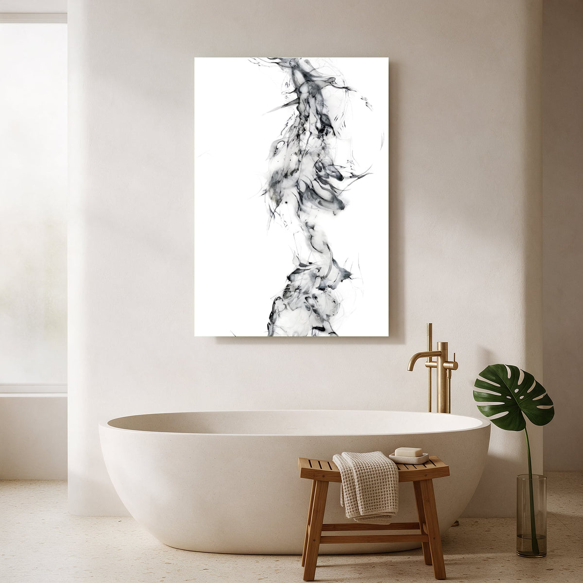 Ink Smoke Study — Portrait Bathroom Final
