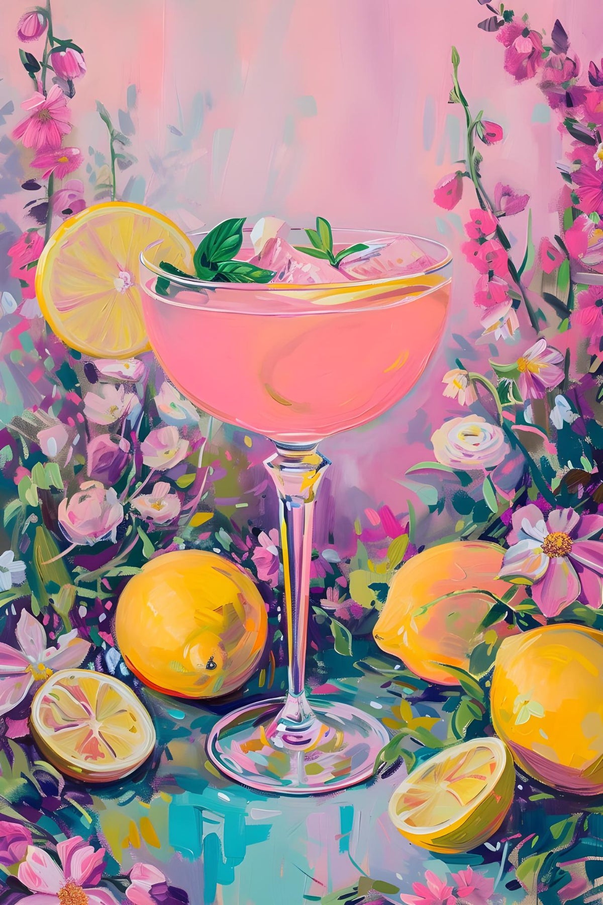 Pink Lemon Cocktail