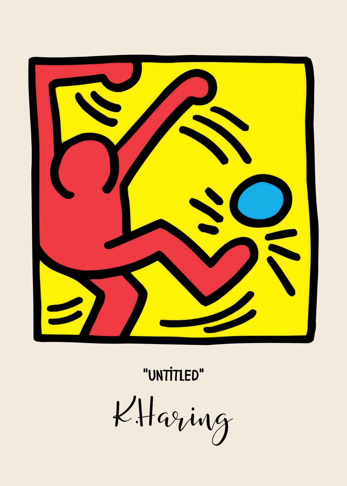 Pop-art dansende figuur