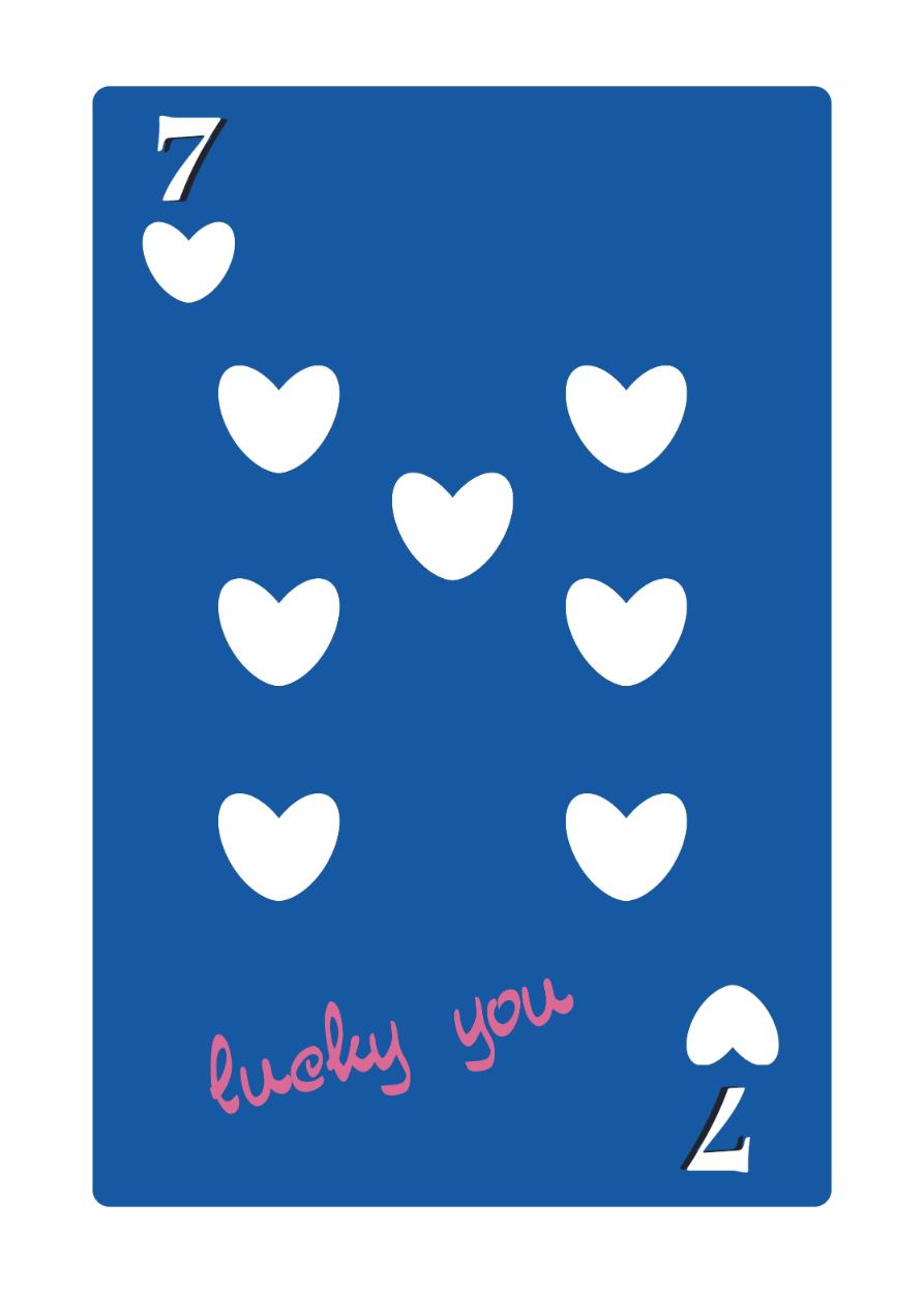 Lucky You Seven of Hearts