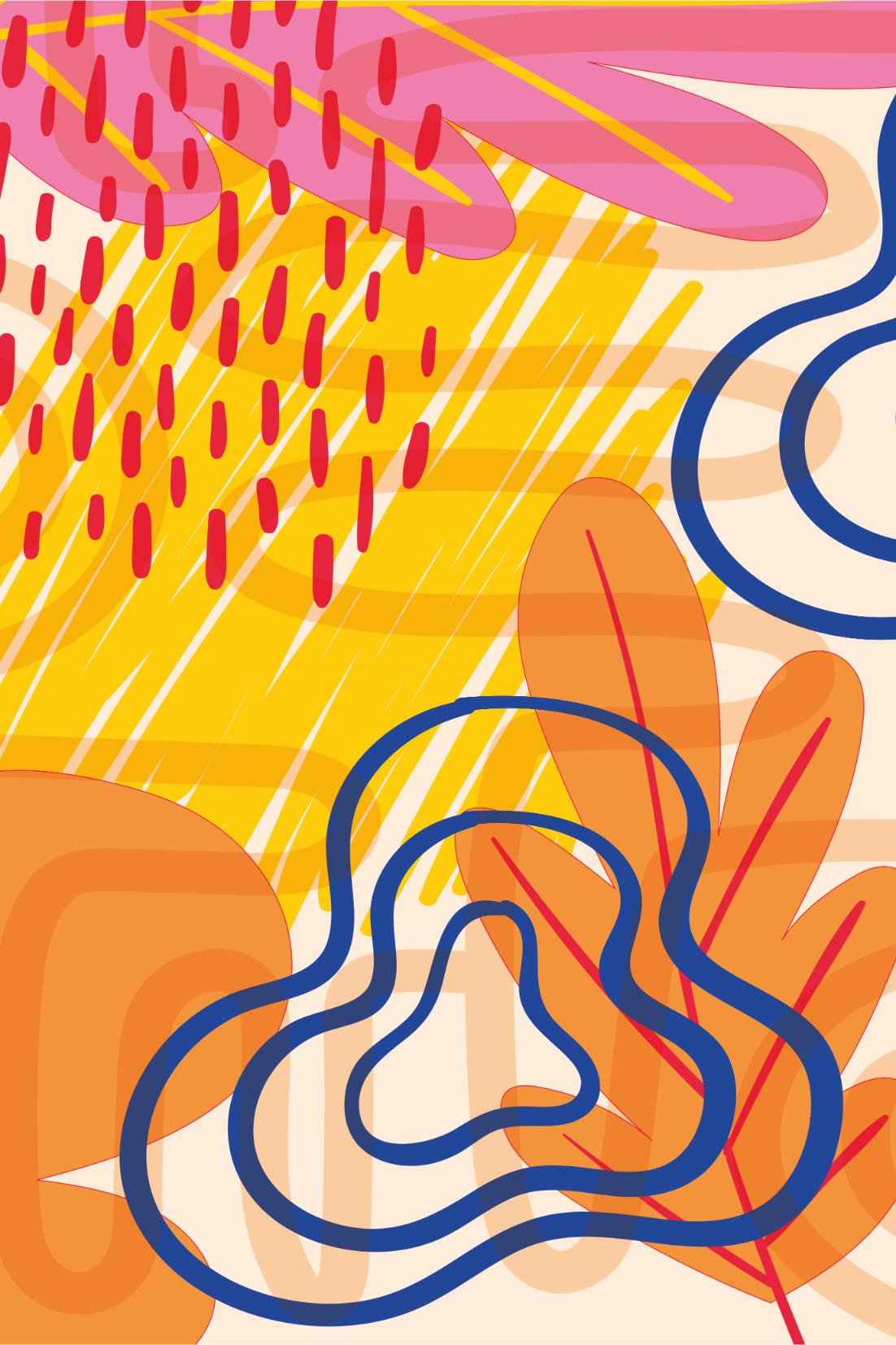Vivid Line Composition