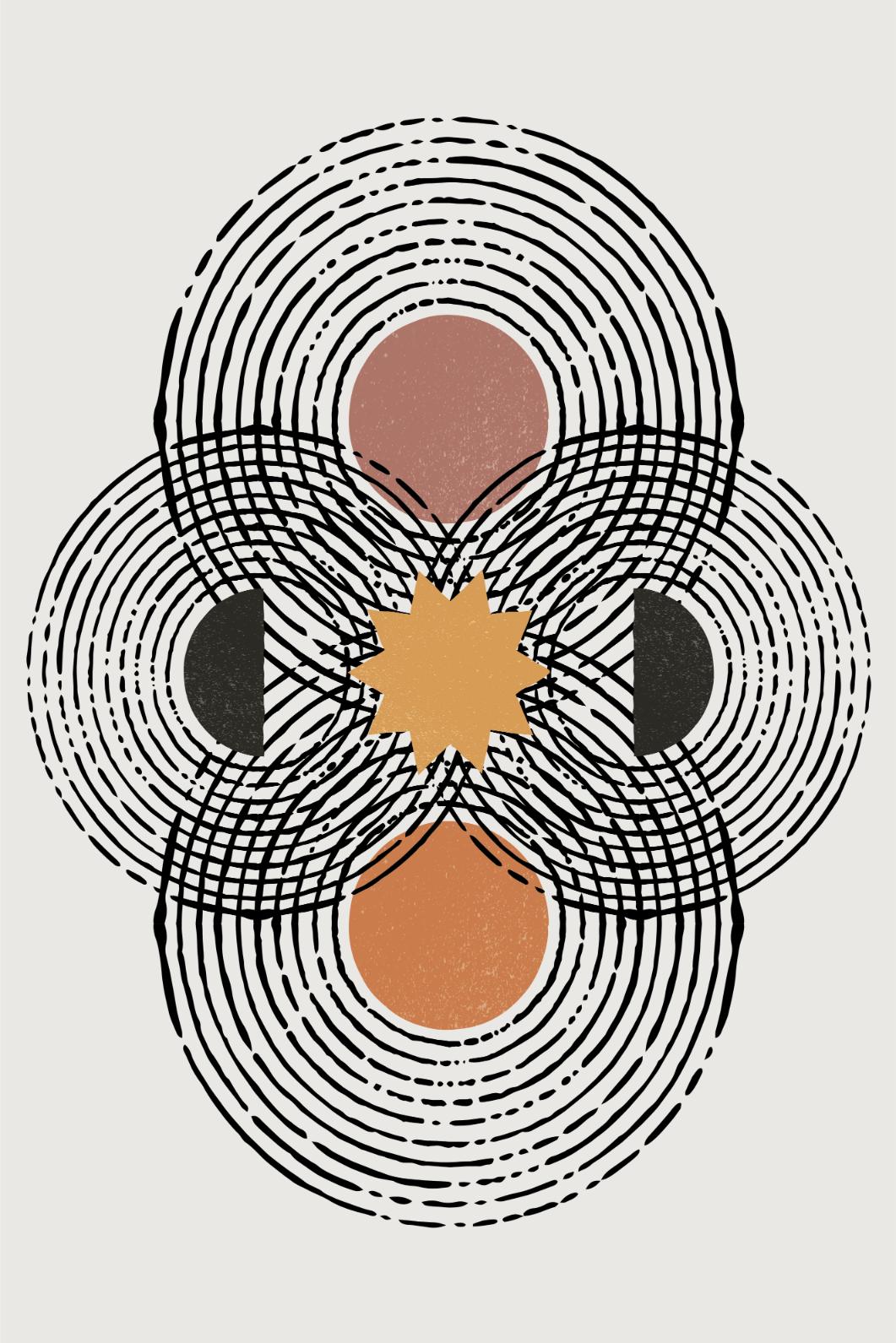 Bauhaus Bloom Pattern