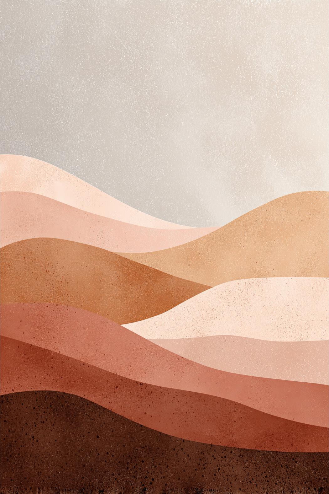 Blush Dune Waves