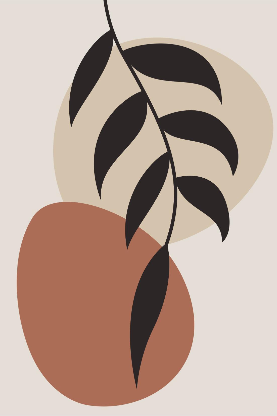 Botanical Silhouette Duo