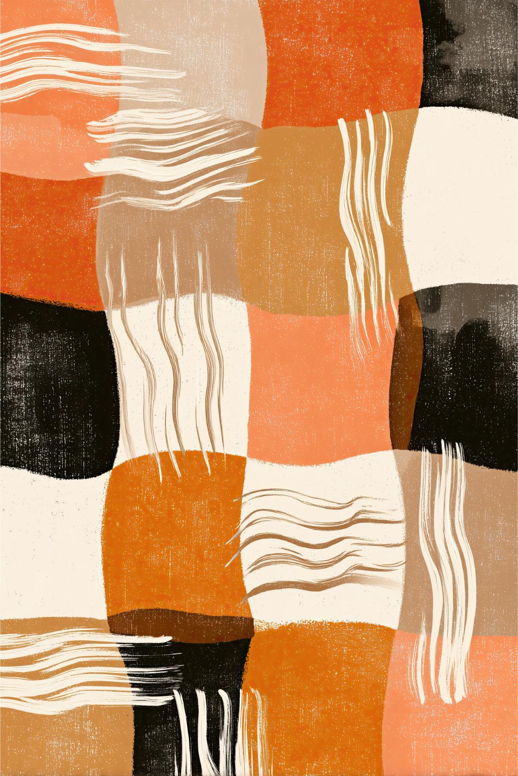 Terracotta Checker Weave