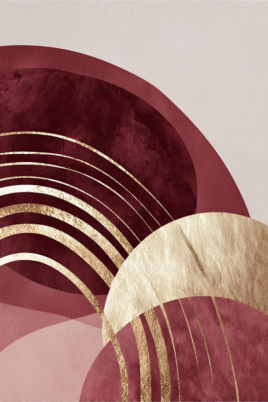 Radiating Gold Arcs