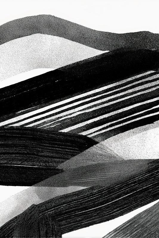 Abstract Mountain Layers