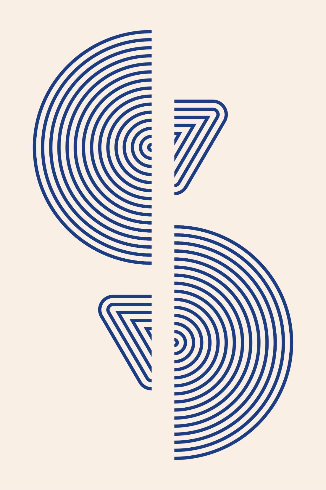Cobalt Swirl Motif