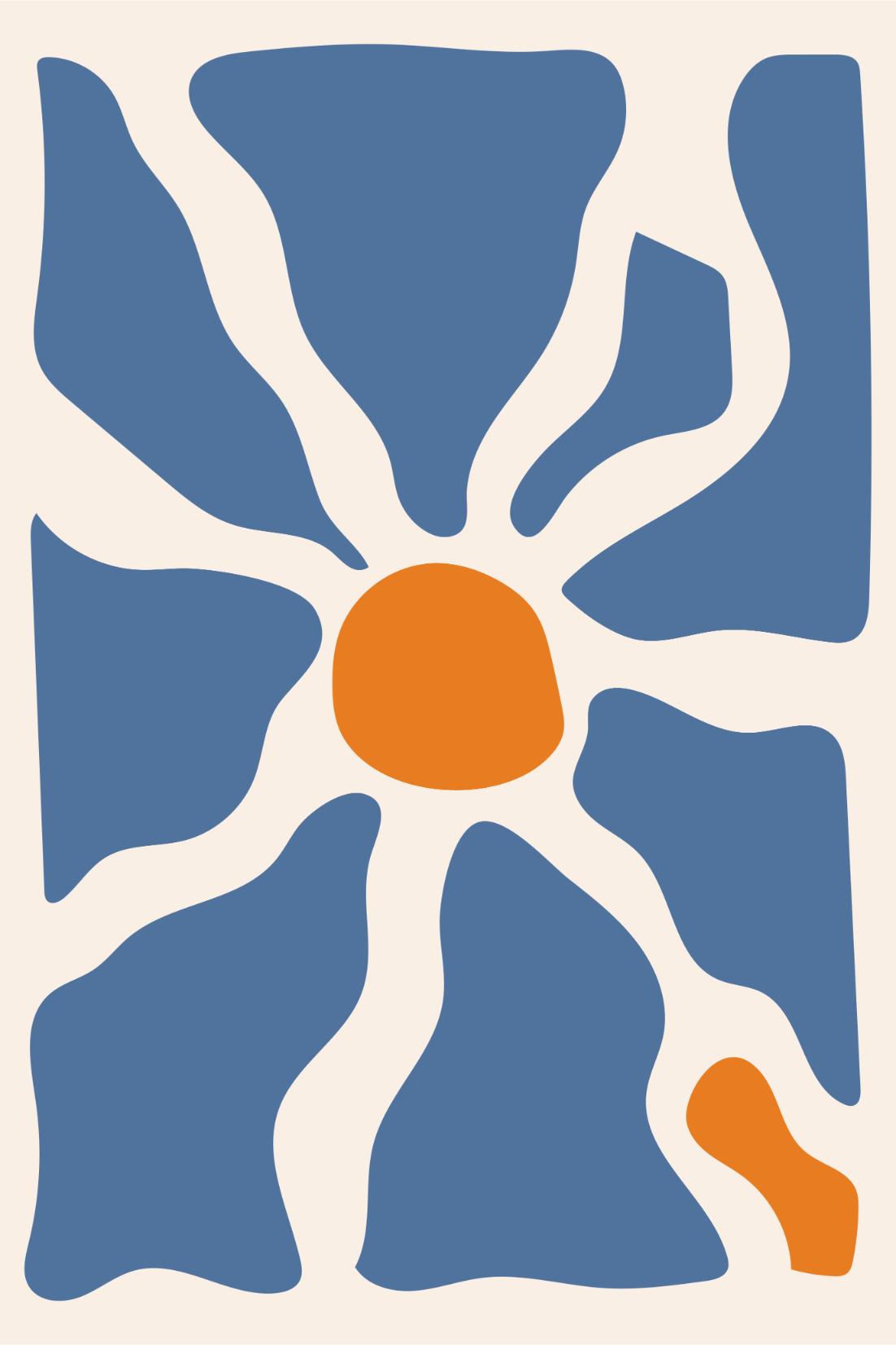 Cobalt Flower Bloom