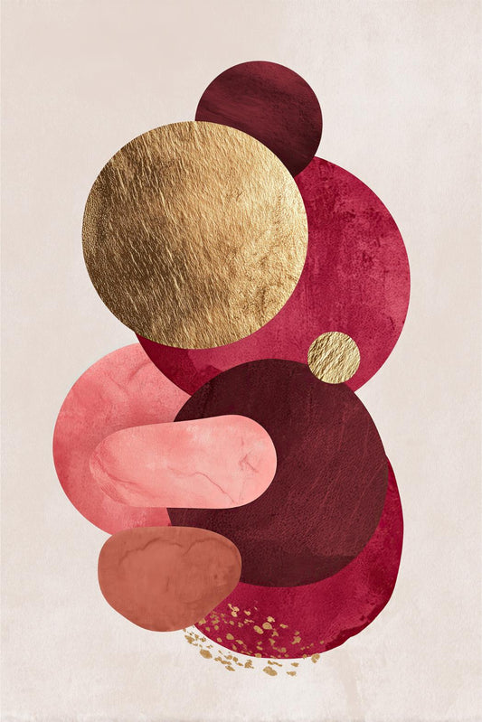 Stacked Blush Stones