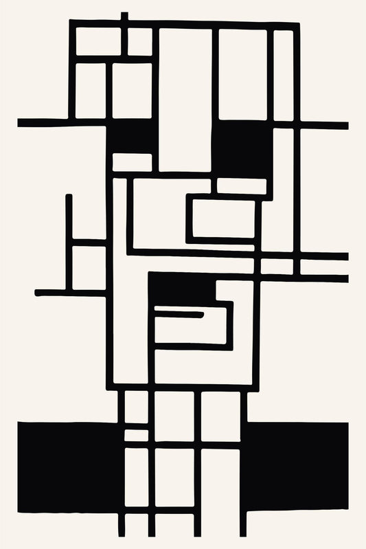 Mondrian Block Grid
