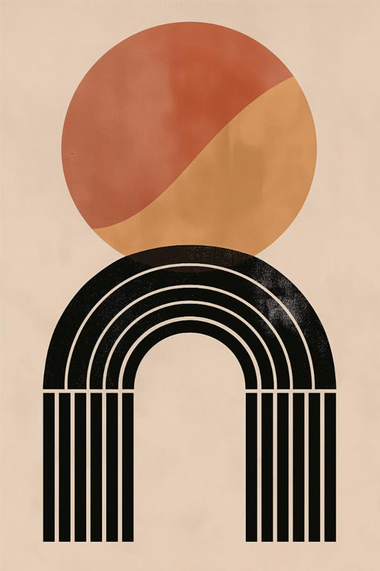 Gradient Sunrise Arch