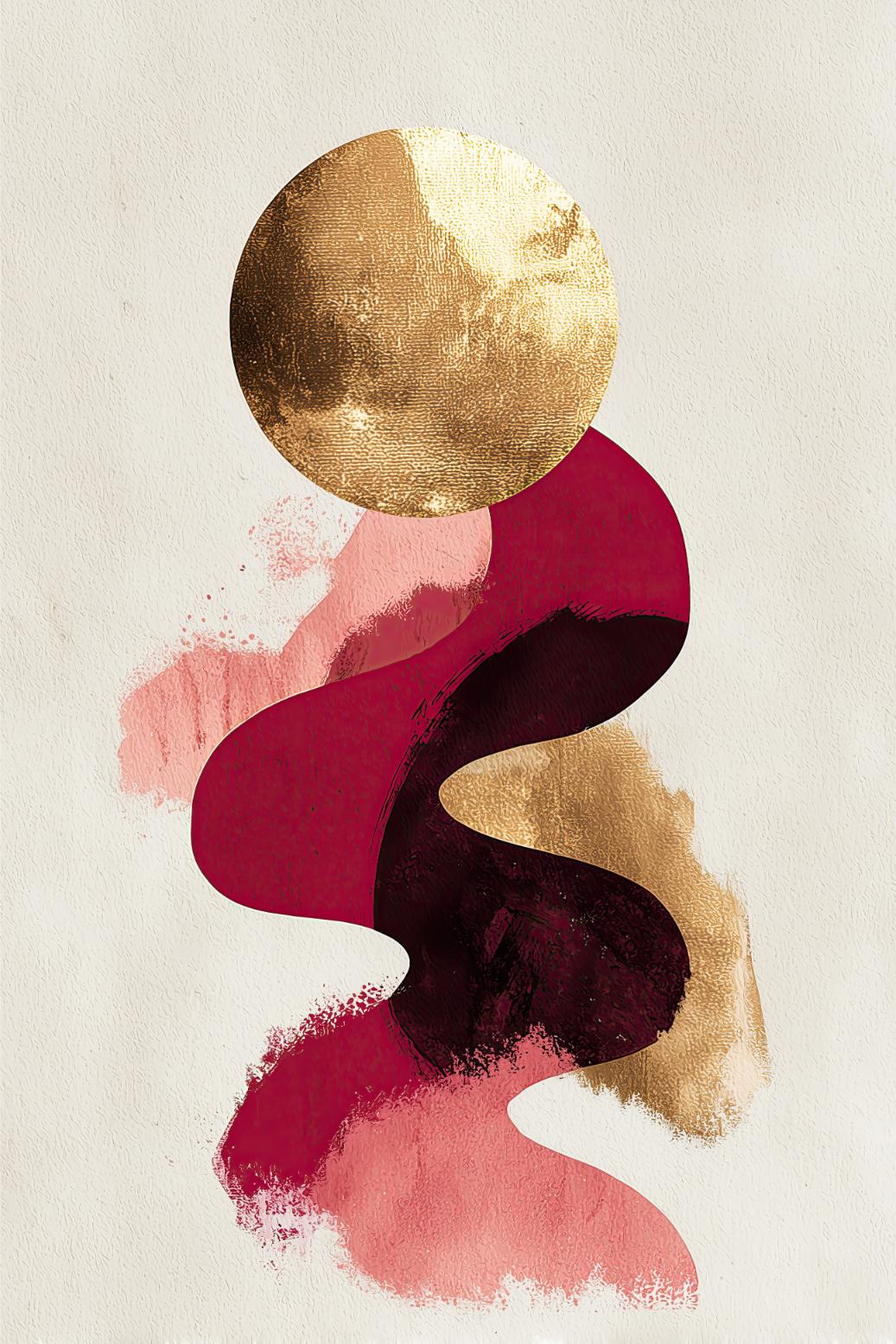 Abstract Totem Bloom