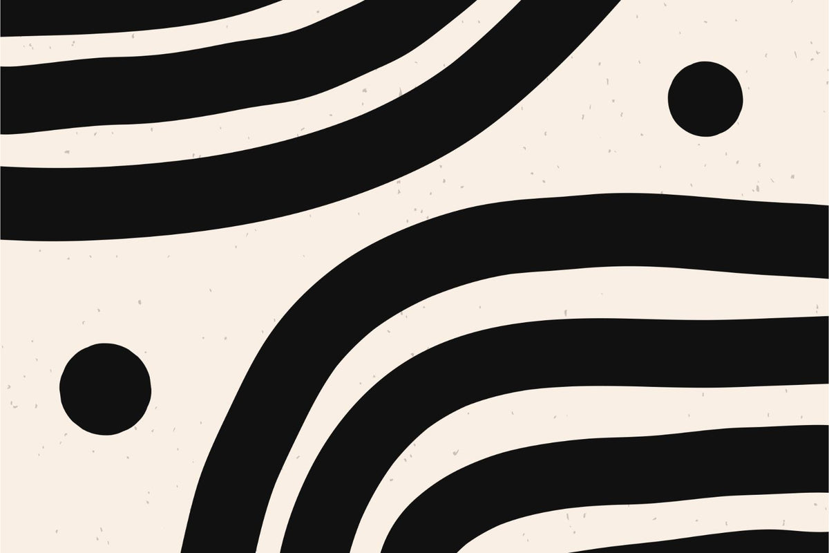 Wave Stripes with Dots