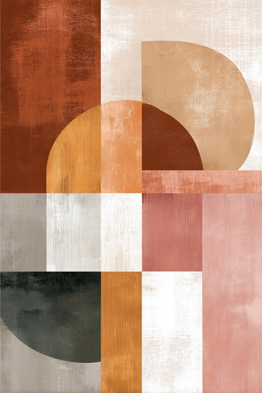 Geometric Terracotta Collage