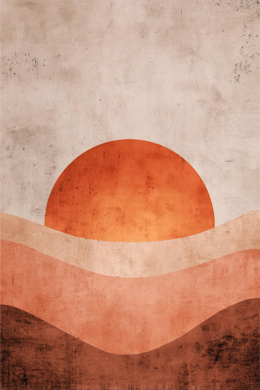 Desert Sunset Waves