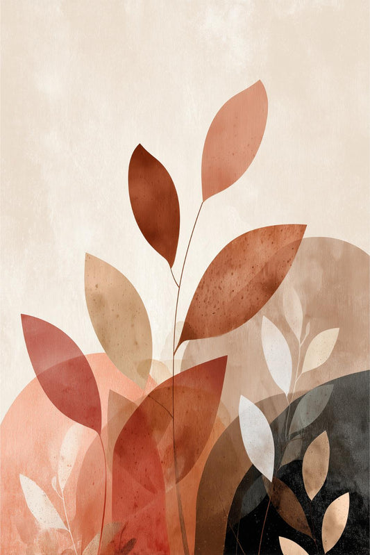 Terracotta Leaf Branch