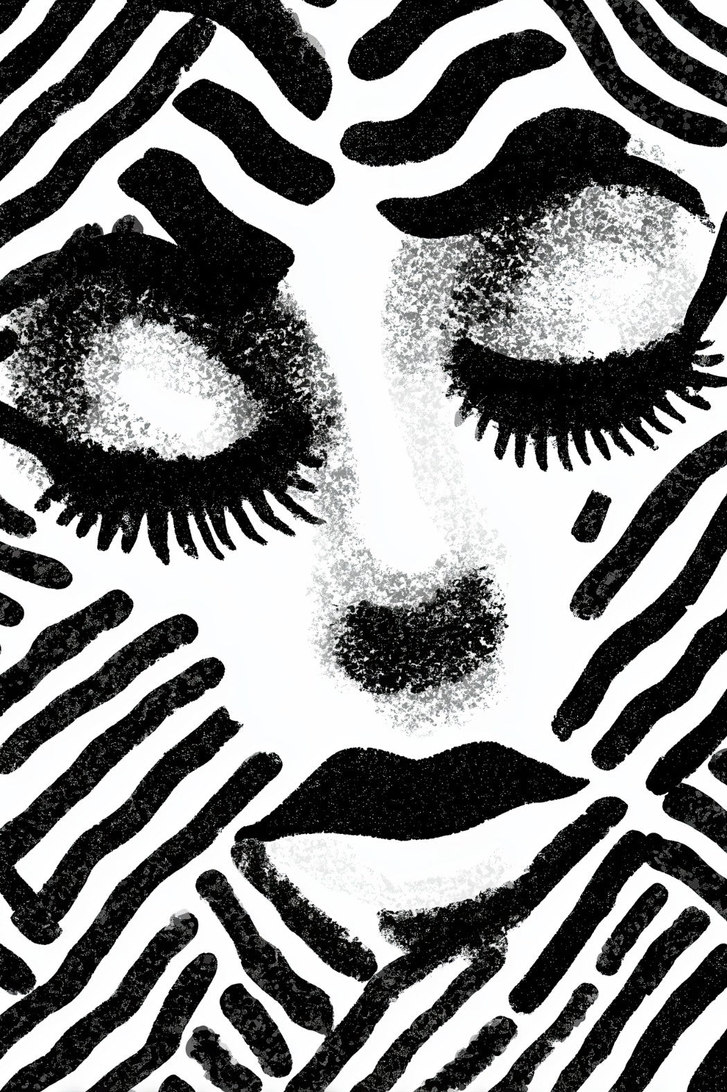 Striped Face Study
