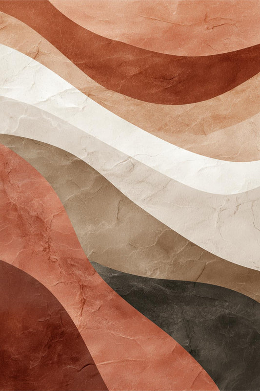 Terracotta Dune Waves