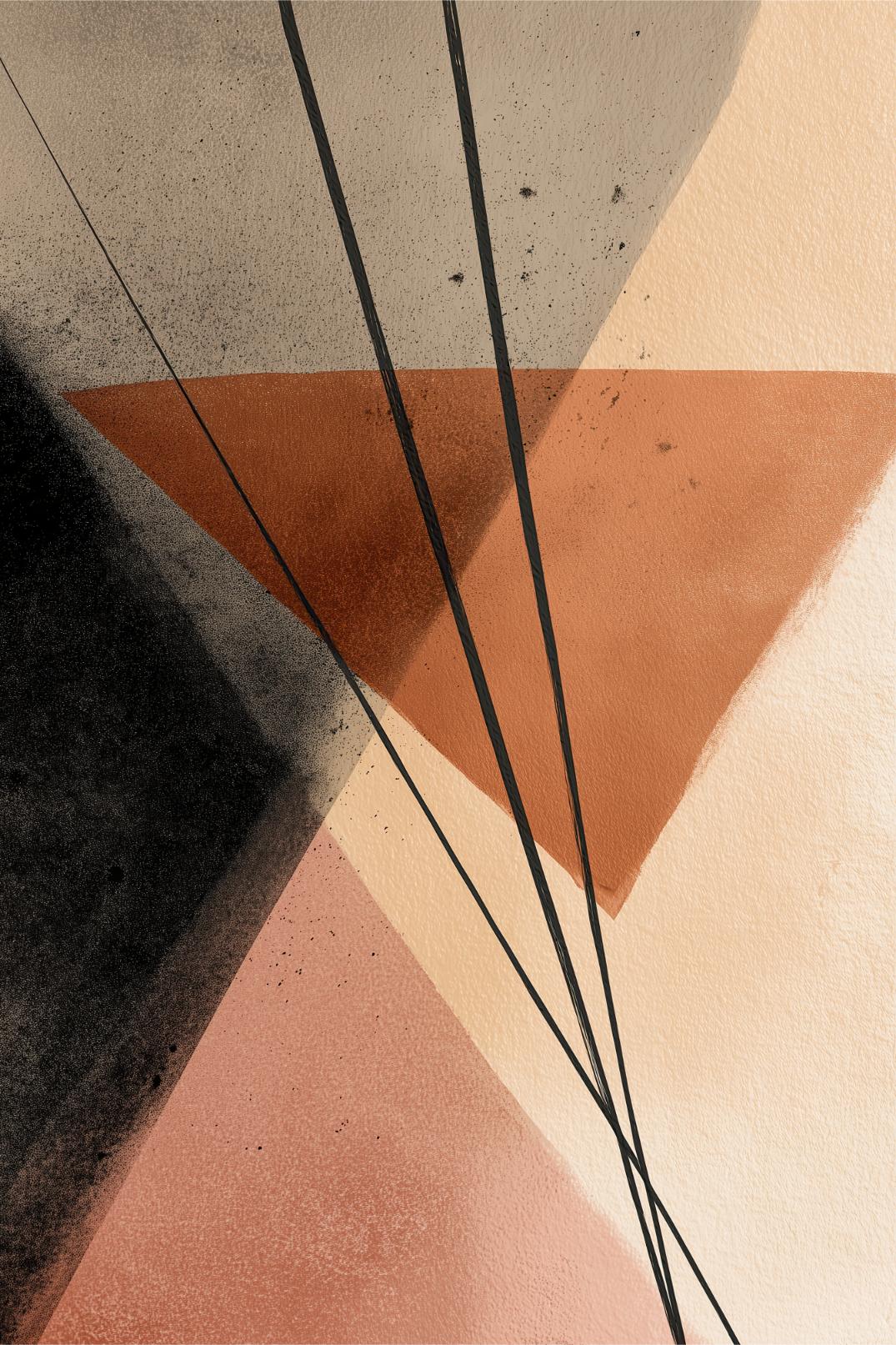 Crossing Line Triangles